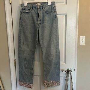 Agolde embroidered jeans